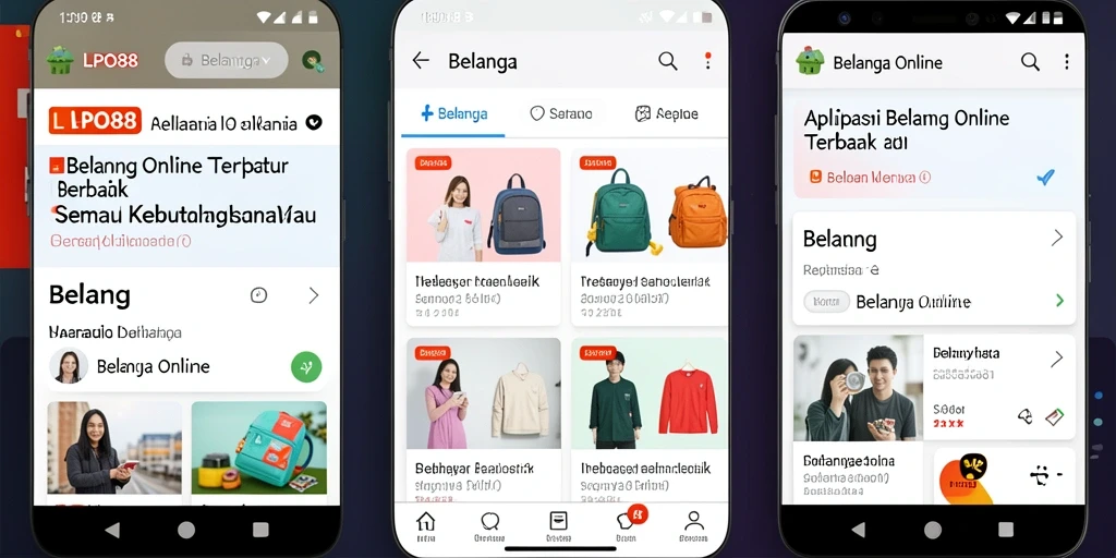 Antarmuka LPO88 yang menarik dan mudah digunakan untuk belanja online.