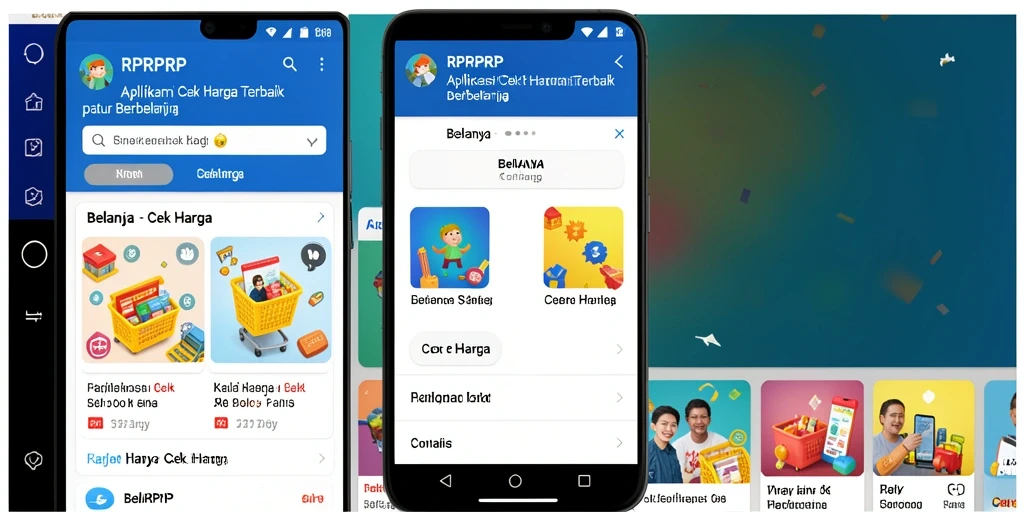 Antarmuka RPRPRP menampilkan pencarian harga yang mudah dan cepat.