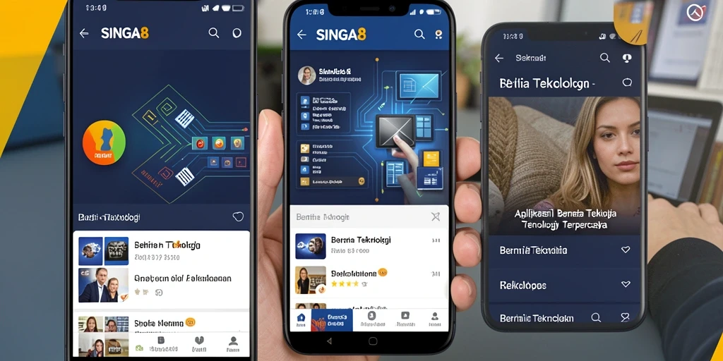 Tampilan antarmuka SINGA8 yang modern dan informatif.